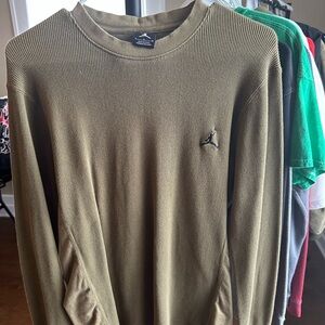 Jordan Olive Green Men's Sweater